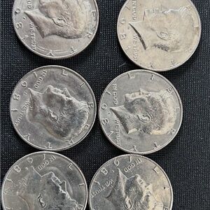 Kennedy Half Dollar Coins 1981 set of 10 coins